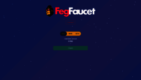 What Fegfaucet.com website looked like in 2021 (2 years ago)
