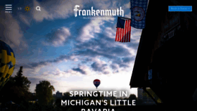 What Frankenmuth.org website looked like in 2021 (2 years ago)