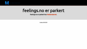What Feelings.no website looked like in 2021 (2 years ago)