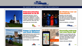 What Fietsvakantiewinkel.nl website looked like in 2021 (2 years ago)