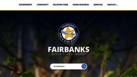 What Fnsb.gov website looked like in 2021 (2 years ago)