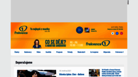 What Frekvence1.cz website looked like in 2021 (2 years ago)