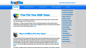 What Freefile.com website looked like in 2021 (2 years ago)