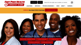 What Fastpaceurgentcare.com website looked like in 2021 (2 years ago)