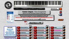 What Fabriziocaligaris.com website looked like in 2021 (2 years ago)