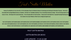 What Fastsattamatka.com website looked like in 2021 (2 years ago)