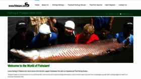 What Fishsiam.com website looked like in 2021 (3 years ago)