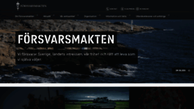 What Forsvarsmakten.se website looked like in 2021 (2 years ago)