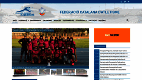 What Fcatletisme.cat website looked like in 2021 (2 years ago)