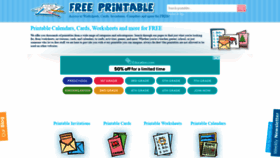 What Freeprintableonline.com website looked like in 2021 (2 years ago)