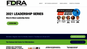 What Fdra.org website looked like in 2021 (2 years ago)