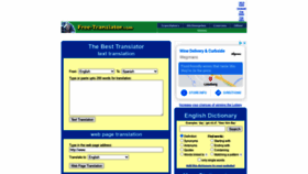 What Free-translator.com website looked like in 2021 (2 years ago)