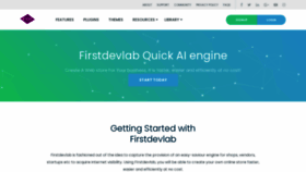 What Firstdevlab.com website looked like in 2021 (2 years ago)