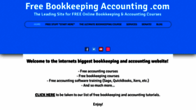What Freebookkeepingaccounting.com website looked like in 2021 (2 years ago)