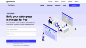 What Freshstatus.io website looked like in 2021 (2 years ago)