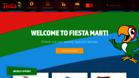 What Fiestamart.com website looked like in 2021 (2 years ago)