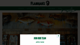 What Flanigans.net website looked like in 2021 (2 years ago)