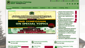 What Futo.edu.ng website looked like in 2021 (2 years ago)