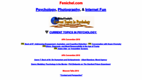 What Fenichel.com website looked like in 2021 (2 years ago)
