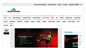 What Feverofgames.com website looked like in 2021 (2 years ago)