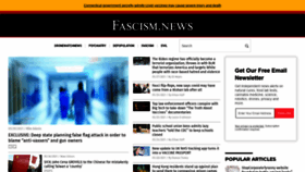 What Fascism.news website looked like in 2021 (2 years ago)