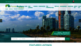 What Florida-brokers.com website looked like in 2021 (2 years ago)