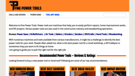 What Finepowertools.com website looked like in 2021 (2 years ago)