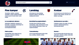 What Fotball.no website looked like in 2021 (2 years ago)