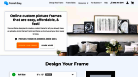 What Frameiteasy.com website looked like in 2021 (2 years ago)