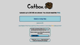 What Files.catbox.moe website looked like in 2021 (2 years ago)