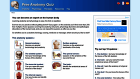 What Free-anatomy-quiz.com website looked like in 2021 (2 years ago)
