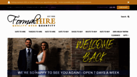 What Formal-hire.com website looked like in 2021 (2 years ago)
