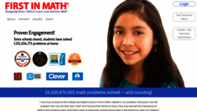 What Firstinmath.com website looked like in 2021 (2 years ago)