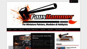 What Fauxhammer.com website looked like in 2021 (2 years ago)