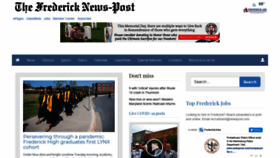 What Fredericknewspost.com website looked like in 2021 (2 years ago)
