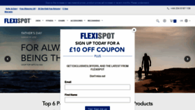 What Flexispot.co.uk website looked like in 2021 (2 years ago)
