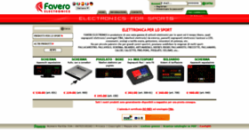 What Favero.com website looked like in 2021 (2 years ago)