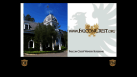 What Falconcrest.org website looked like in 2021 (4 years ago)