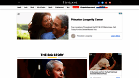 What Firstpost.com website looked like in 2021 (2 years ago)
