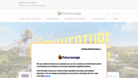 What Futuroscope.com website looked like in 2021 (2 years ago)