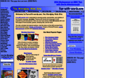 What Fun-with-words.com website looked like in 2021 (2 years ago)
