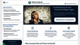 What Finanz-tools.de website looked like in 2021 (2 years ago)