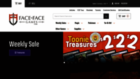 What Facetofacegames.com website looked like in 2021 (2 years ago)