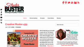 What Flusterbuster.com website looked like in 2021 (2 years ago)