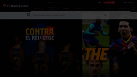What Fcbarcelona.cat website looked like in 2021 (2 years ago)