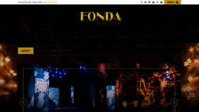 What Fondatheatre.com website looked like in 2021 (2 years ago)