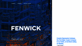 What Fenwick.com website looked like in 2021 (2 years ago)
