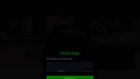 What Festool.de website looked like in 2021 (2 years ago)