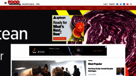 What Foodmanufacturing.com website looked like in 2021 (2 years ago)