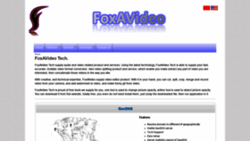 What Foxavideo.com website looked like in 2021 (2 years ago)